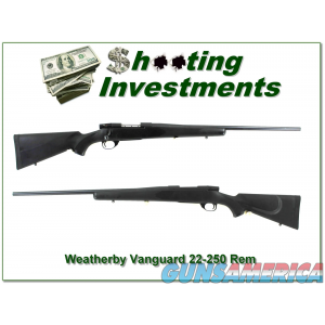 Weatherby Vanguard in hard to find 22-250 Rem Exc Cond! image