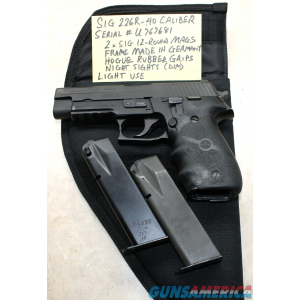 Sig Sauer P226R .40 Pistol, 2 Mags, Hogue Grips, Made in Germany image