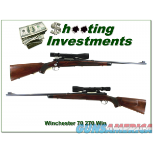 Winchester 1950 pre-64 Model 70 Supergrade in 270 WCF all original image