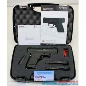 Walther PPS semi-automatic pistol .40 S&W Box Manual (3) Mags image