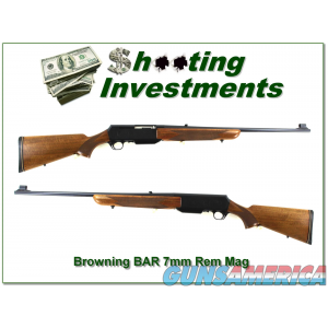 Browning BAR Grade II 68 Belgium 7mm Rem Mag Blond! image