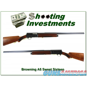 Browning A5 Sweet Sixteen 57 Belgium 28in Mod barrel image