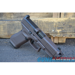 Glock 45 G5 MOS X-Werks Vortex bronze Radian Ramjet Afterburner Trijicon NS image