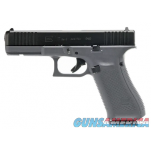Glock G17 G5 9MM 17+1 4.49" FS GRAY 3-17RD MAGS | FRONT SERRATIONS 9mm image