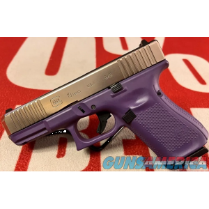 CUSTOM NICKEL GLOCK G19 GEN5 COMPACT 9mm Luger 4.02" image