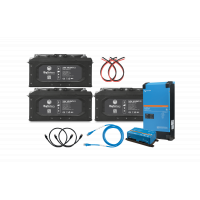 24V 600Ah LiFePO4 Battery + Victron Multiplus 120V Inverter Kit | 15.2kWh | 3X 200Ah HUSKY 2 Lithium Batteries