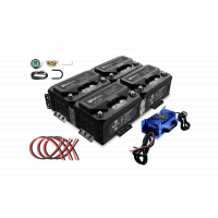 24V 800Ah LiFePO4 Battery Kit | 20kWh | 4X 200Ah HUSKY 2 Lithium Batteries