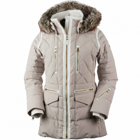 Obermeyer Blythe Down w/Faux Fur Womens Insulated Ski Jacket 2019