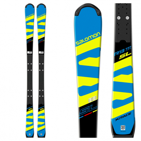 Salomon X-Race Lab Race Skis with X-12 Lab Bindings 2018