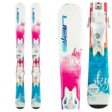 Elan Sky 7.5 Kids Skis with EL 7.5 Bindings