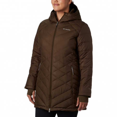 Columbia Heavenly Hooded Long - Plus Womens Jacket 2020