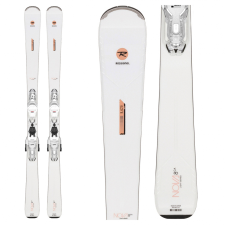 Rossignol Nova 8 CA Womens Skis with Xpress W 11 Bindings