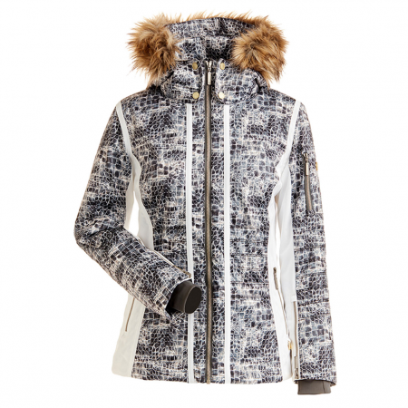 NILS Isa Faux Fur Womens Insulated Ski Jacket 2020