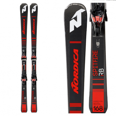 Nordica Dobermann Spitfire RB FDT Skis with Xcell 12 FDT Bindings 2019