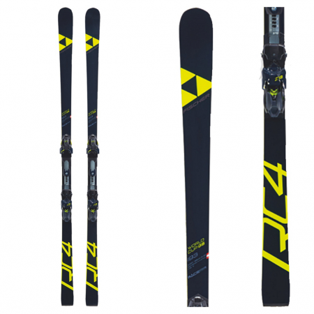 Fischer RC4 WC GS Masters Curv Boost Race Skis with NA Bindings