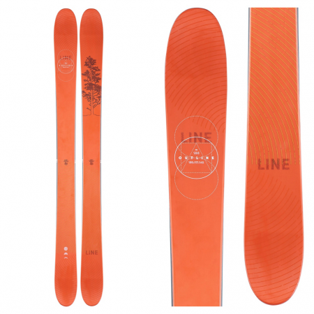 Line Outline Skis