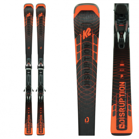 K2 Disruption STi Skis with MXC 12 TCx Bindings