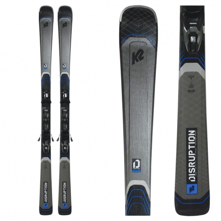 K2 Disruption 76 Skis with M2 10 Bindings