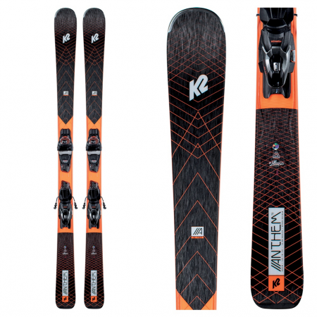 K2 Anthem 78 Womens Skis with ER3 10 Bindings