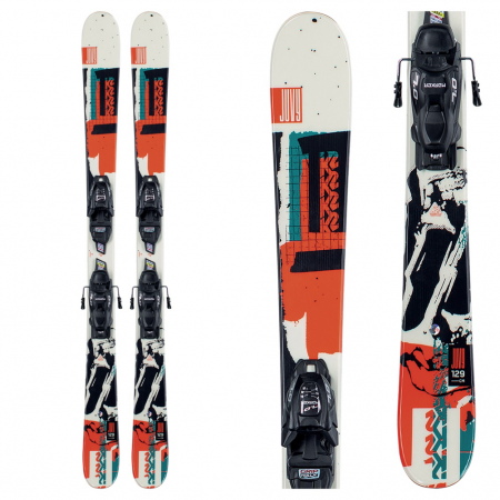 K2 Juvy Kids Skis with FDT Jr 7.0 Bindings