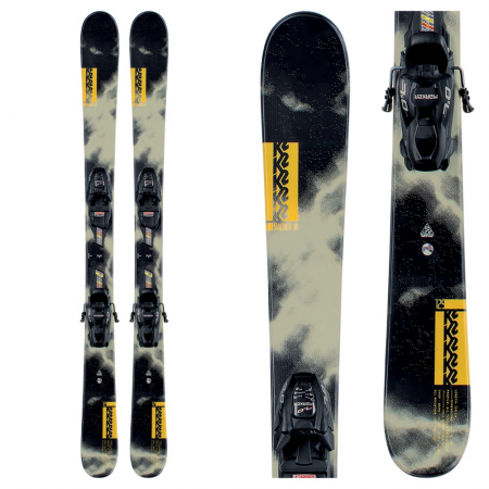 K2 Poacher Jr. Kids Skis with FDT Jr 4.5 Bindings