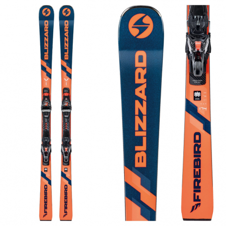 Blizzard Firebird HRC Skis with XCell 14 Bindings