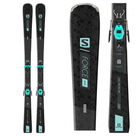 Salomon S/Force 7 Womens Skis with M10 GW Bindings