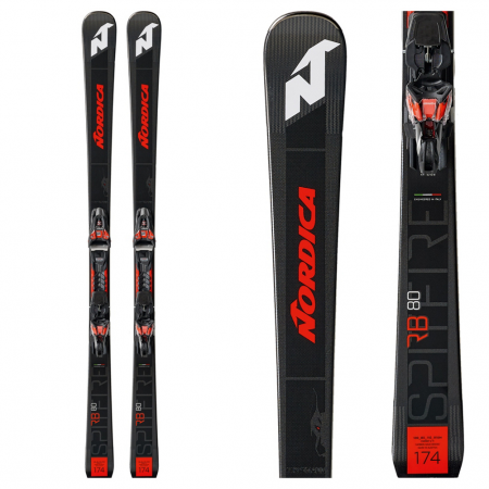 Nordica Dobermann Spitfire 80 RB Skis with XCell 12 FDT Bindings