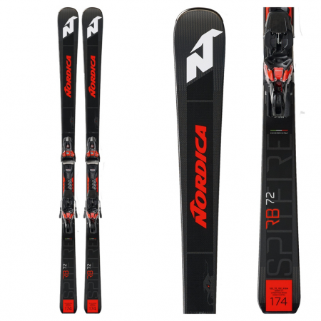 Nordica Dobermann Spitfire 72 RB Skis with XCell 12 FDT Bindings