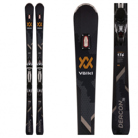 Volkl Deacon 76 Skis with rMotion2 12 GW Bindings