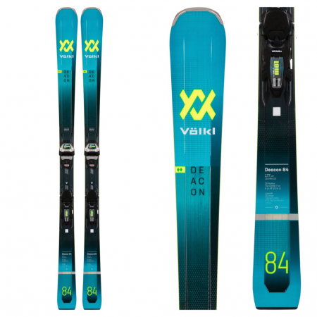 Volkl Deacon 84 Skis with Lowride XL 13 FR GW Bindings