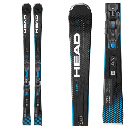 Head Supershape e-Titan SW Skis with PRD 12 GW Bindings