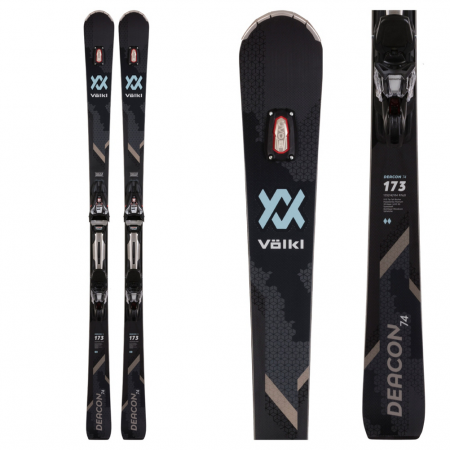 Volkl Deacon 74 Skis with rMotion 12 GW Bindings