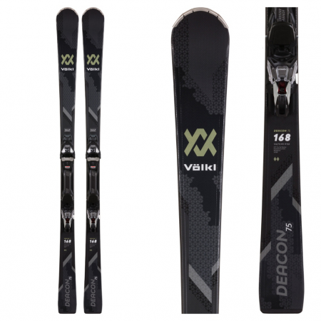 Volkl Deacon 75 Skis with VMotion 12 GW Bindings