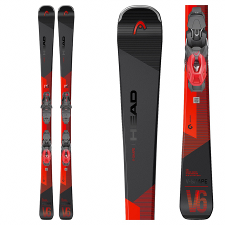 Head V Shape V6 Skis with PR 11 GW Bindings