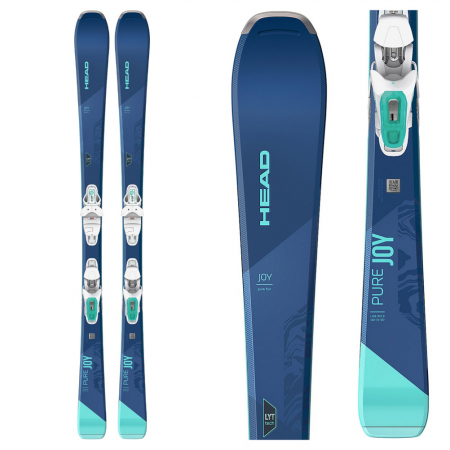 Head Pure Joy Womens Skis with JOY 9 GW SLR Bindings