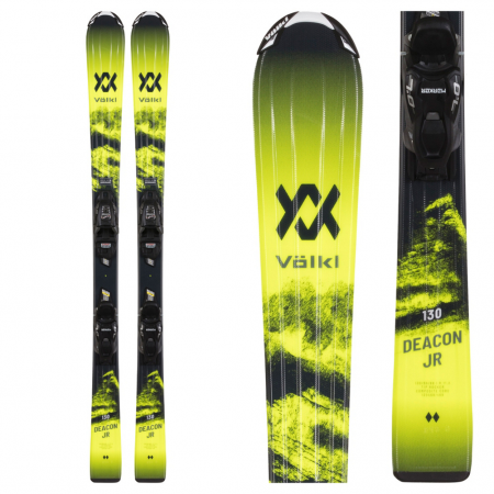 Volkl Deacon Jr. Kids Skis with vMotion Jr. 7.0 Bindings