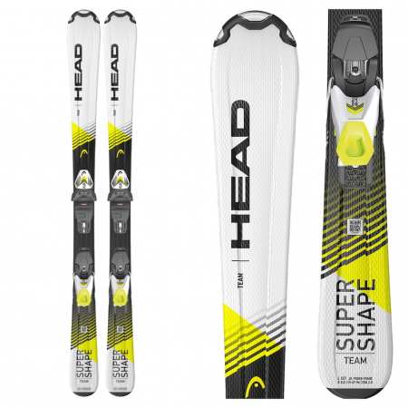 Head Supershape Team Kids Skis with SLR JR. Binding