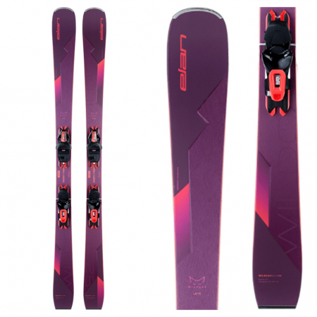 Elan Wildcat 82 C Womens Skis with ELW 9 GW Shift Bindings