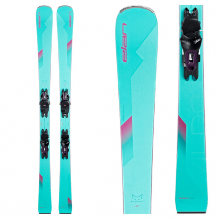 Elan Wildcat 76 Womens Skis with ELW 9 GW Shift Bindings