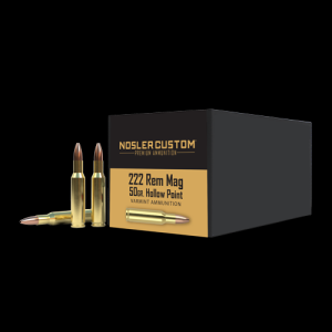 222 Rem Mag 50gr FBHP NoslerCustom Ammunition