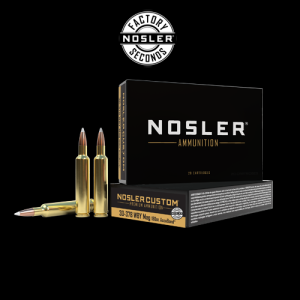30-378 Weatherby Mag 180gr AccuBond NoslerCustom Ammunition (Factory Seconds) | 20 Count