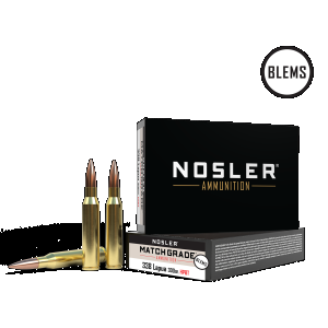 338 Lapua Magnum 300gr HPBT Custom Competition Match Grade Ammunition(20ct) (BLEM)