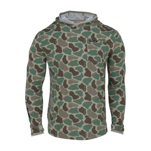 Long Sleeve Bamboo Hoodie | Duck Camo | Large