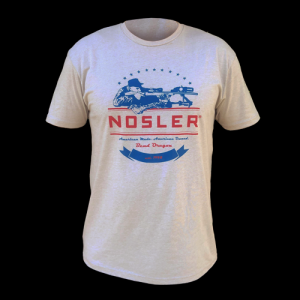 Nosler Patriotic T-Shirt - Light Heather Grey - Large