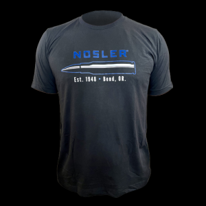 Nosler Black & Royal Blue Bullet Shirt - X-Large