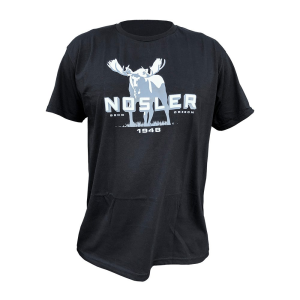 Nosler Moose Logo T-Shirt - Black - Medium