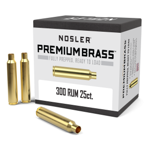 300 Remington Ultra Magnum (RUM) Premium Brass (25ct)