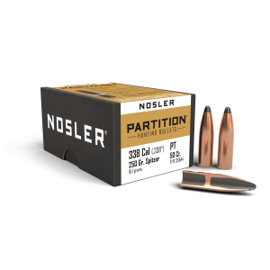 338 Caliber 250gr Partition (50ct)
