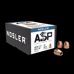 45 Caliber 185gr JHP ASP (250ct)